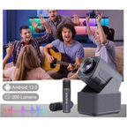 Soccer Bullet Projector HT31 Android 4K/360 Speaker/2 Mic(FIFA World cup 2026 Setup)