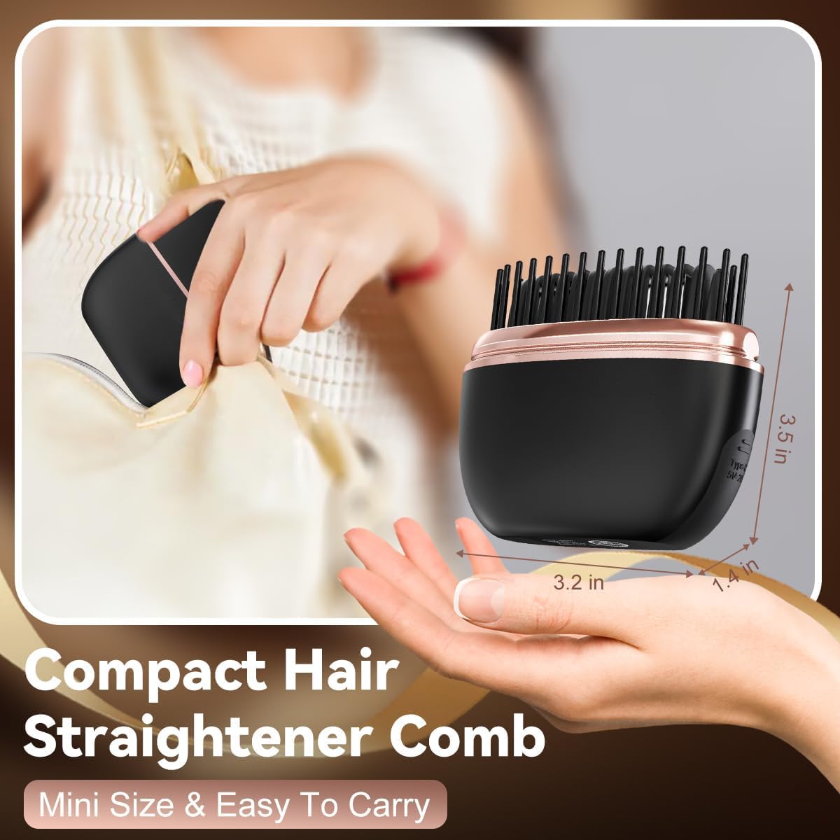 SleekStraightener Comb
