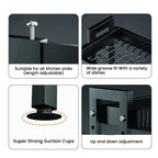 رف تجفيف ذو فاصل مزدوج