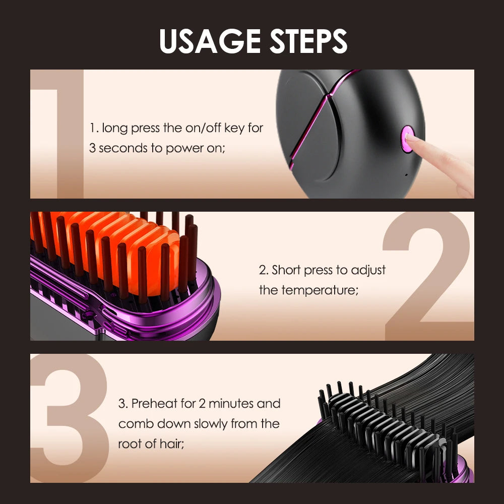 SleekComb Hair Straightener