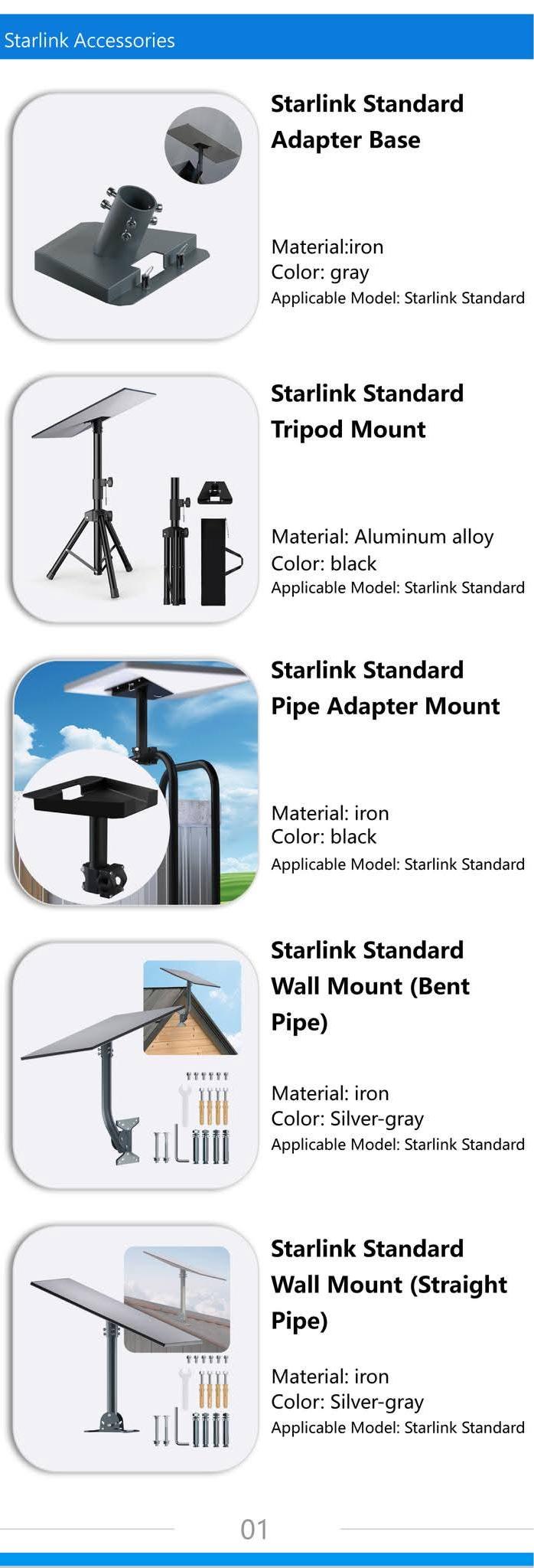 Starlink Accessories - (Contact for More info)